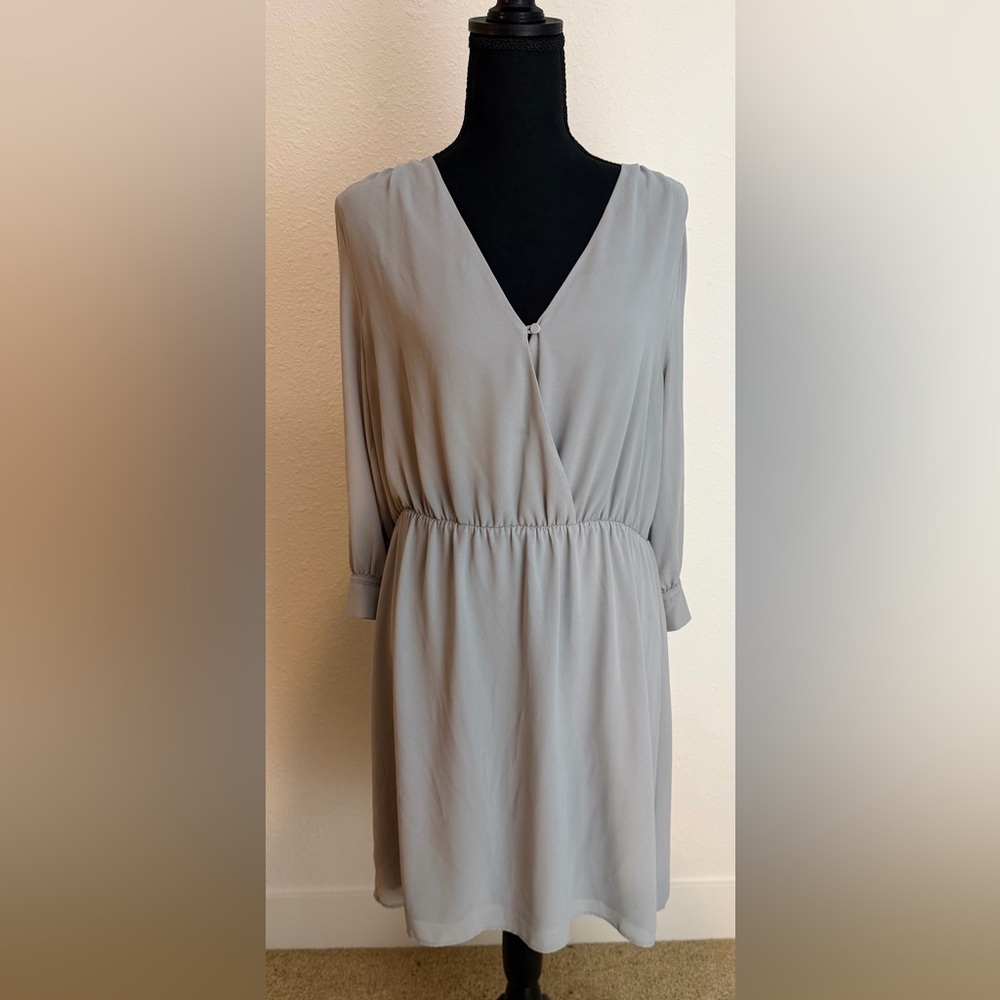 H&M Gray Long Sleeve Dress